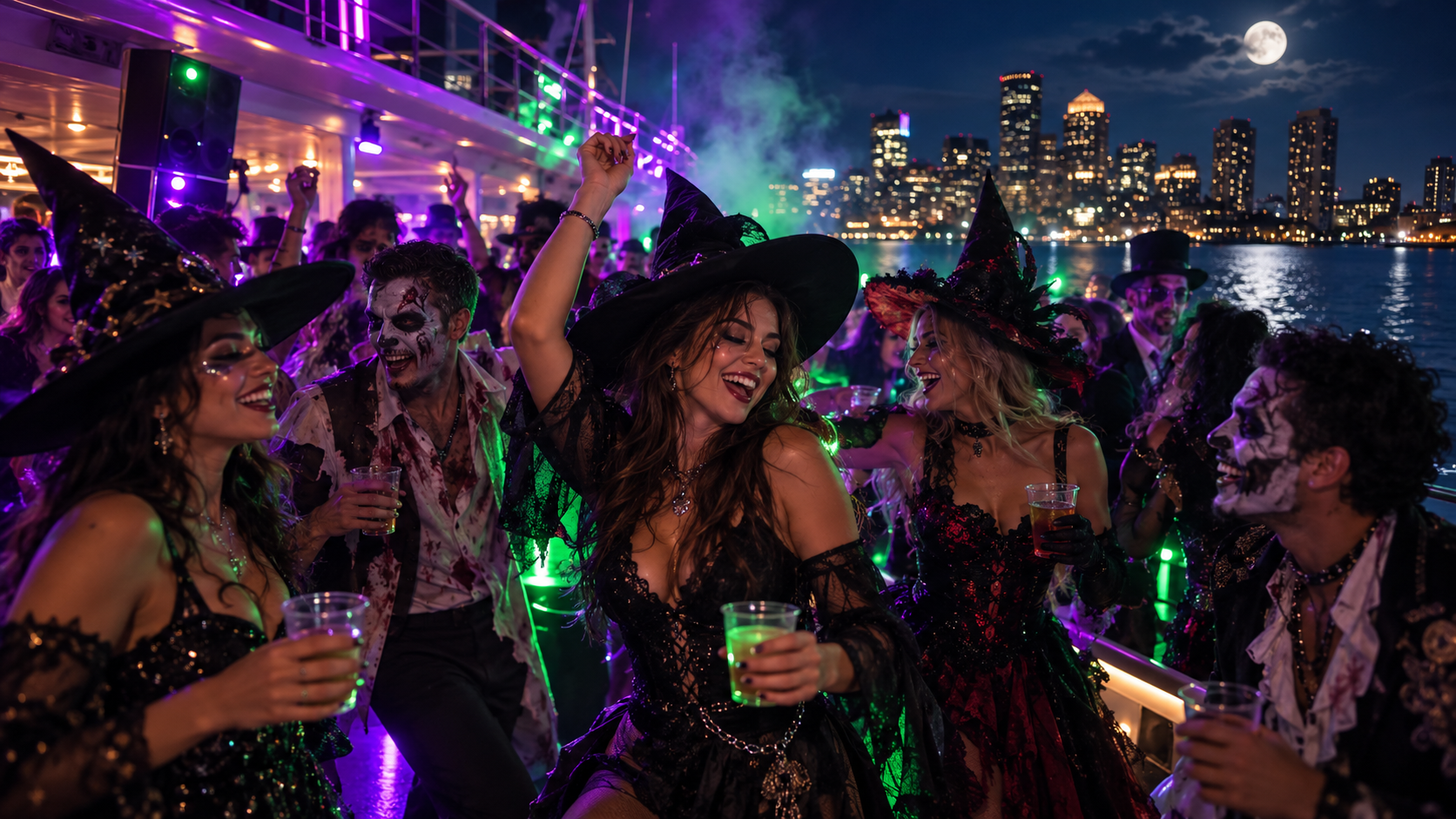 Witches & Zombies Halloween Party Cruise